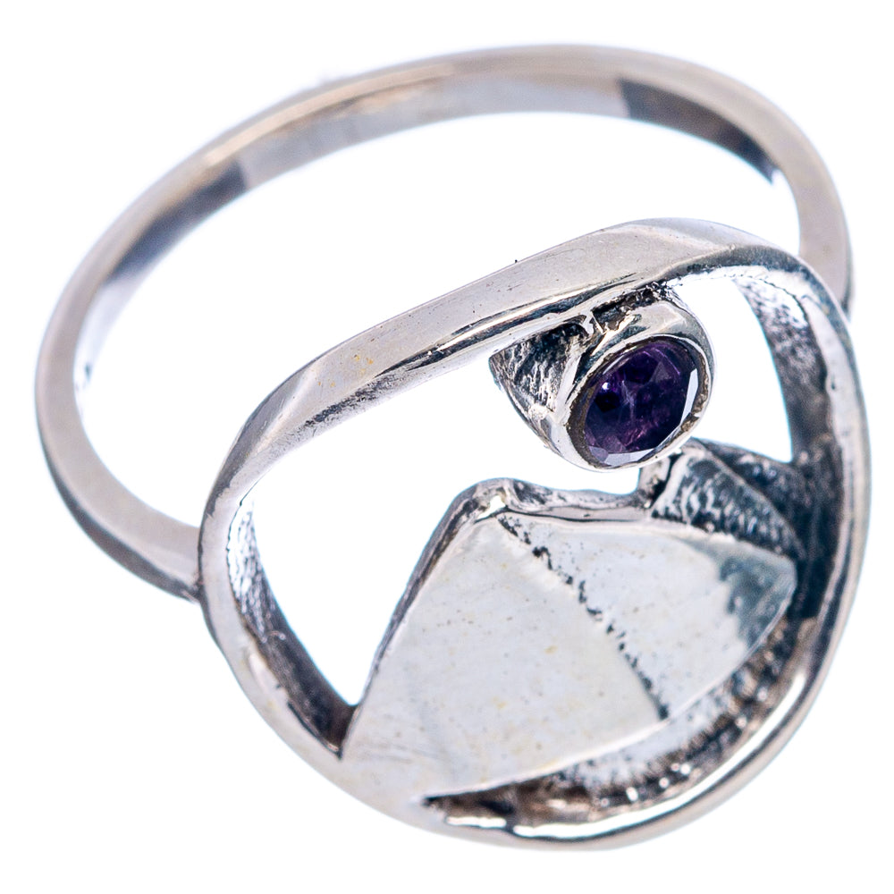 Amethyst Mountain Dainty Ring Size 6 (.925 Sterling Silver)