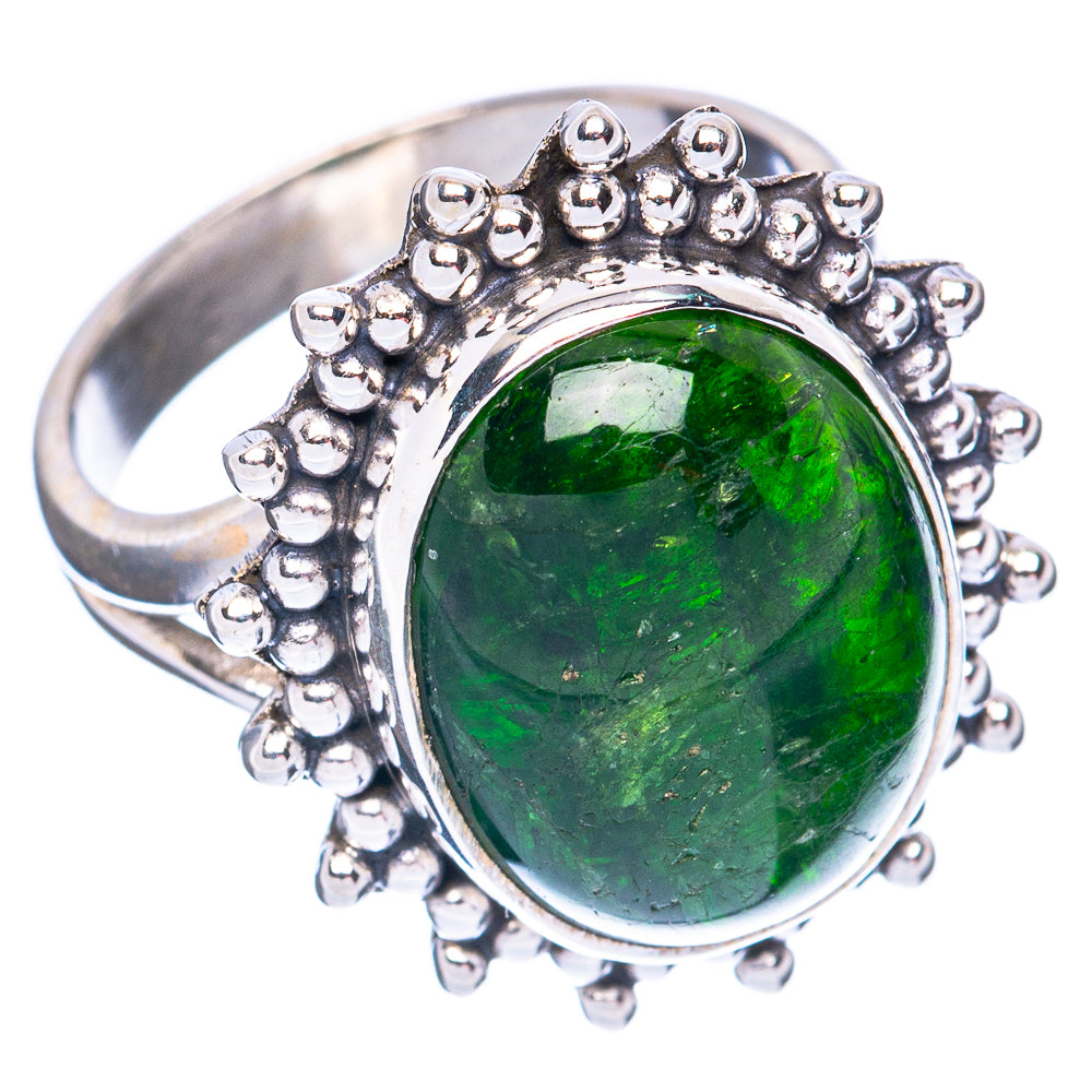 Rare Chrome Diopside Ring Size 6 (925 Sterling Silver) R2782