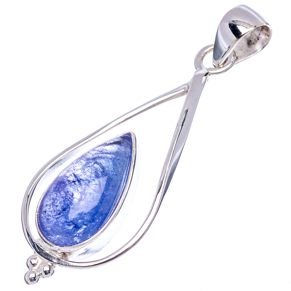 Rare Premium Tanzanite Pendant 2 1/8" (.925 Sterling Silver)