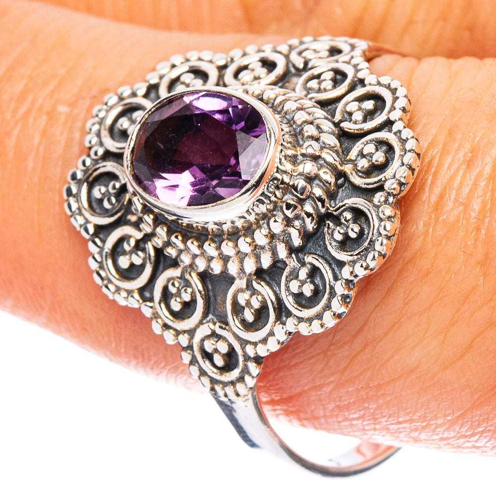 Amethyst Ring Size 10 (925 Sterling Silver) R7966