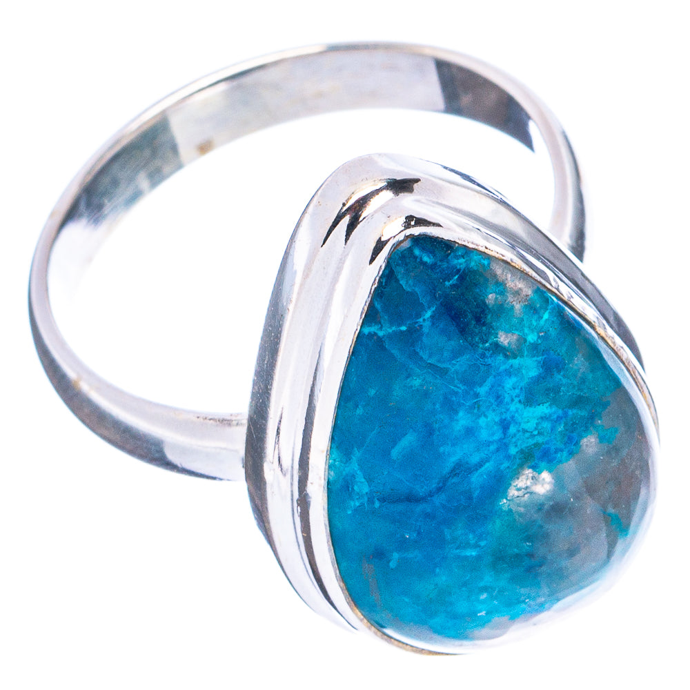 Peruvian Chrysocolla Ring Size 8.75 (.925 Sterling Silver)