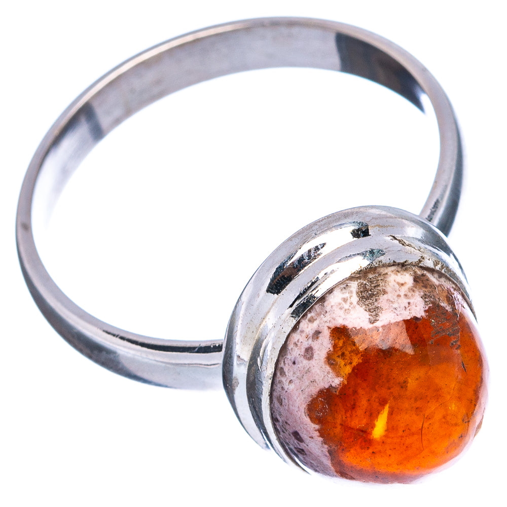 Rare Mexican Fire Opal Ring Size 11.25 (.925 Sterling Silver)