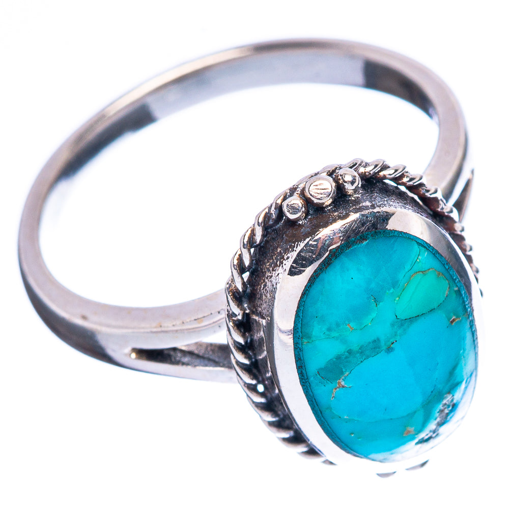 Rare Arizona Turquoise Ring Size 5.75 (925 Sterling Silver) R4528