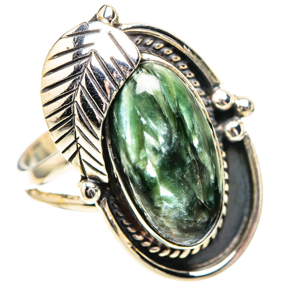 Seraphinite 925 Sterling Silver Ring Size 9 (925 Sterling Silver) RING139425
