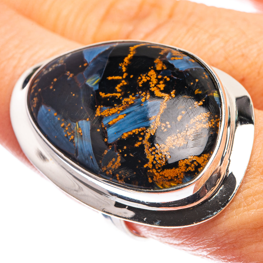 Huge Pietersite Ring Size 9 (925 Sterling Silver) R143162