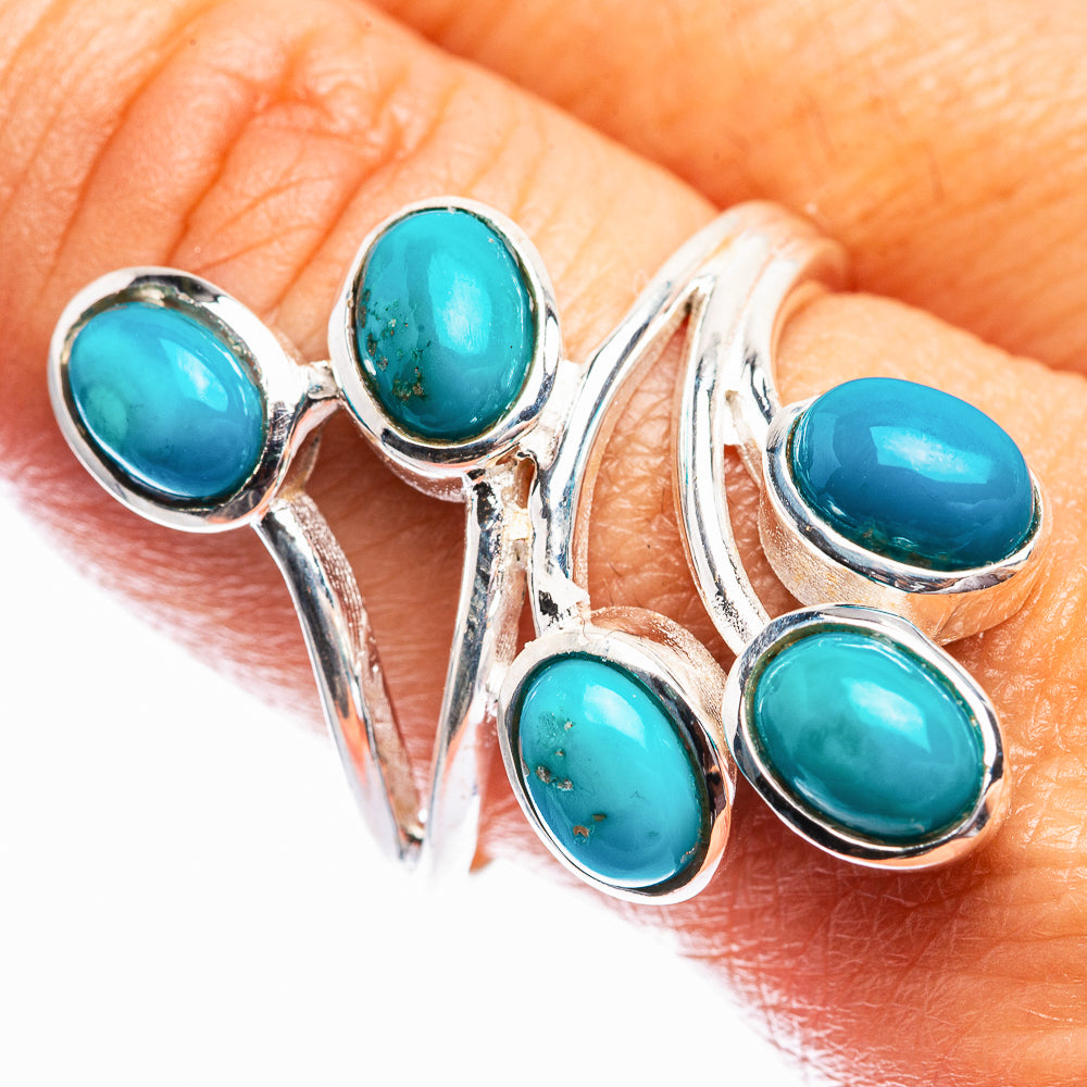 Tibetan Turquoise Ring Size 9.5 (925 Sterling Silver) R142248
