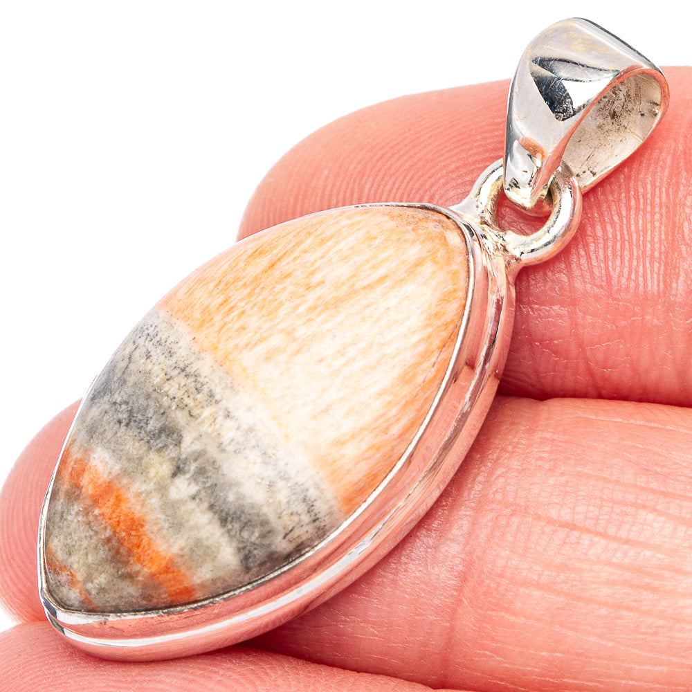 Celestobarite Pendant 1 3/8" (925 Sterling Silver) P40987