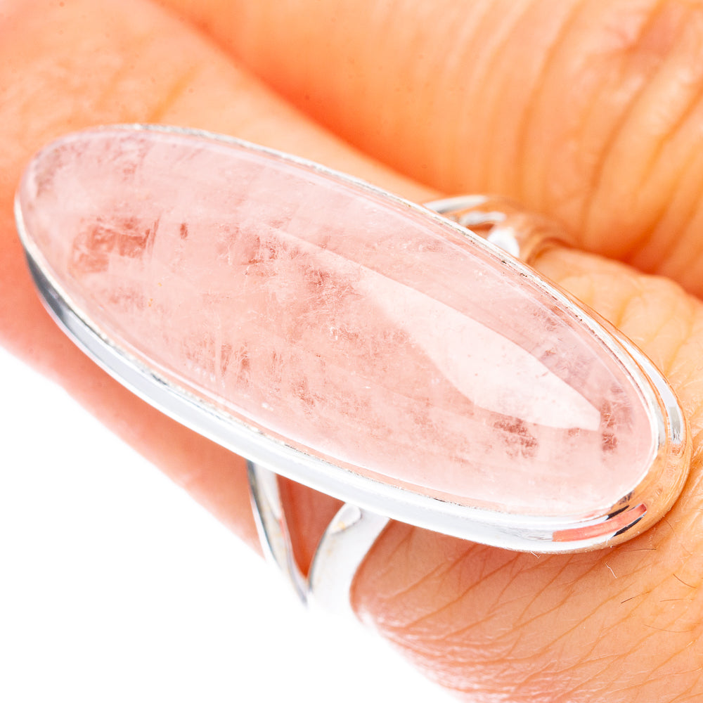 Rare Morganite Ring Size 7 (925 Sterling Silver) R2034
