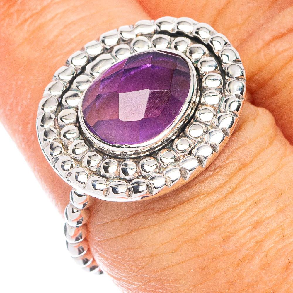 Premium Amethyst Ring Size 6.75 (925 Sterling Silver) RING7787