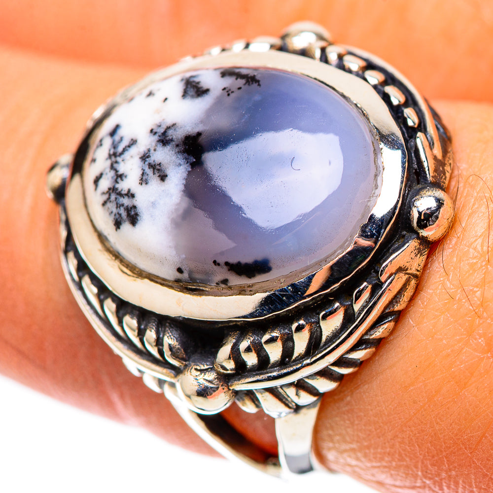 Dendritic Opal Ring Size 7.25 (925 Sterling Silver) RING138759