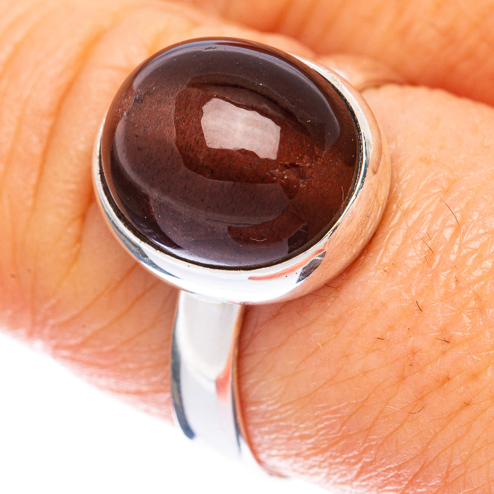 Cat Eye Ring Size 8.75 (925 Sterling Silver) R2010