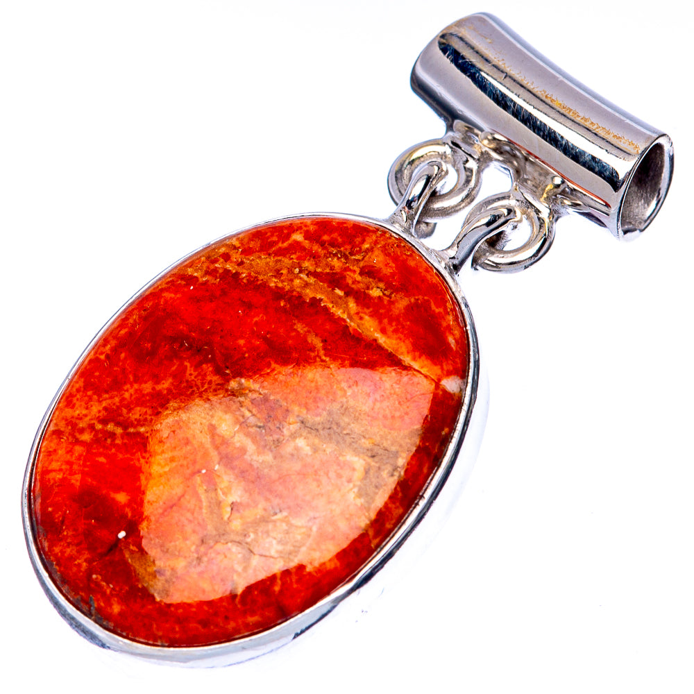 Sponge Coral Pendant 1 3/8" (925 Sterling Silver) P41410