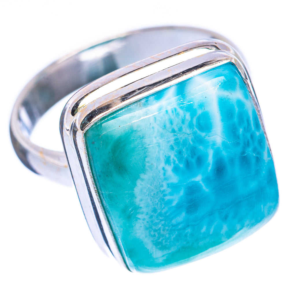 Larimar Ring Size 6.75 (925 Sterling Silver) R2138
