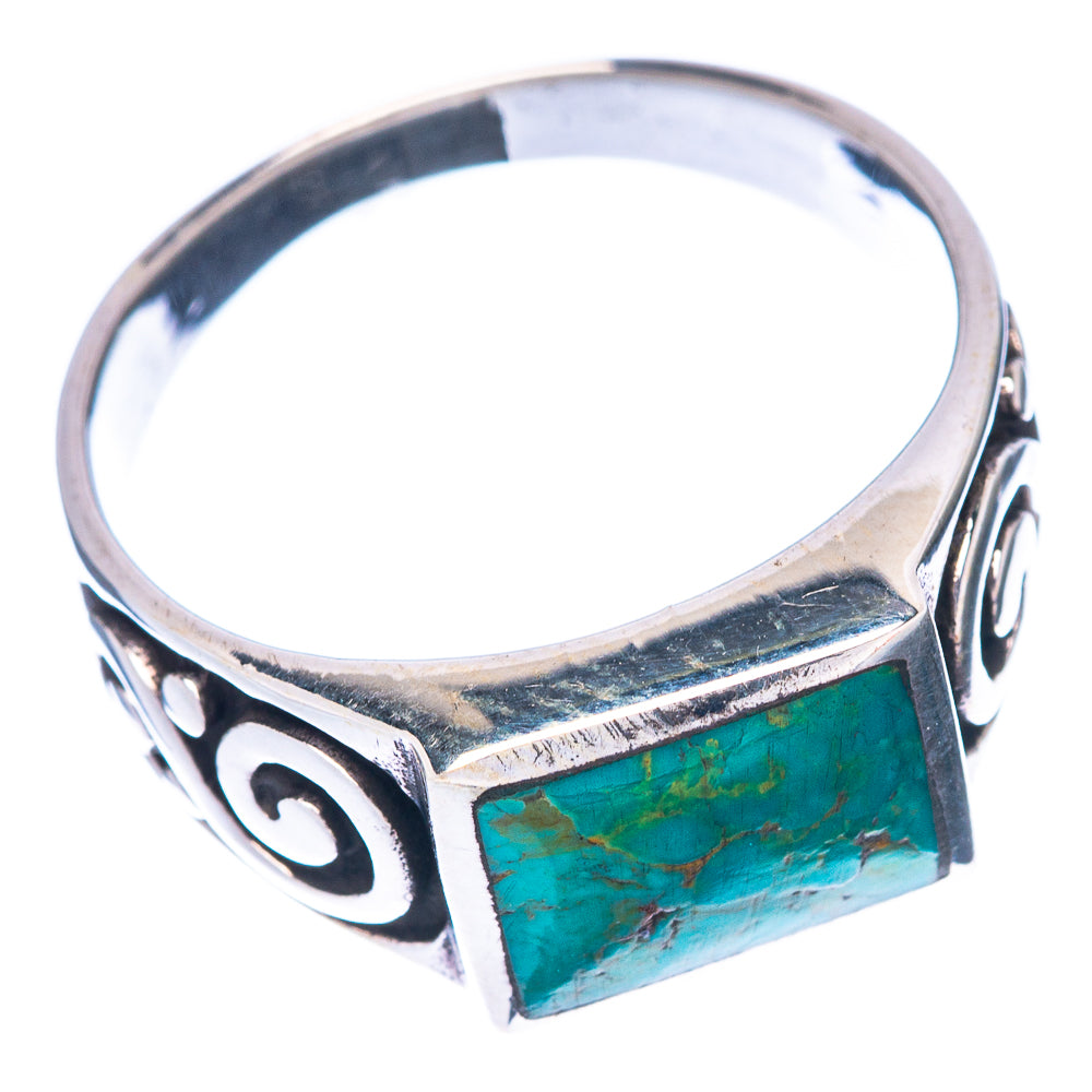 Rare Arizona Turquoise Ring Size 8.5 (925 Sterling Silver) R1543
