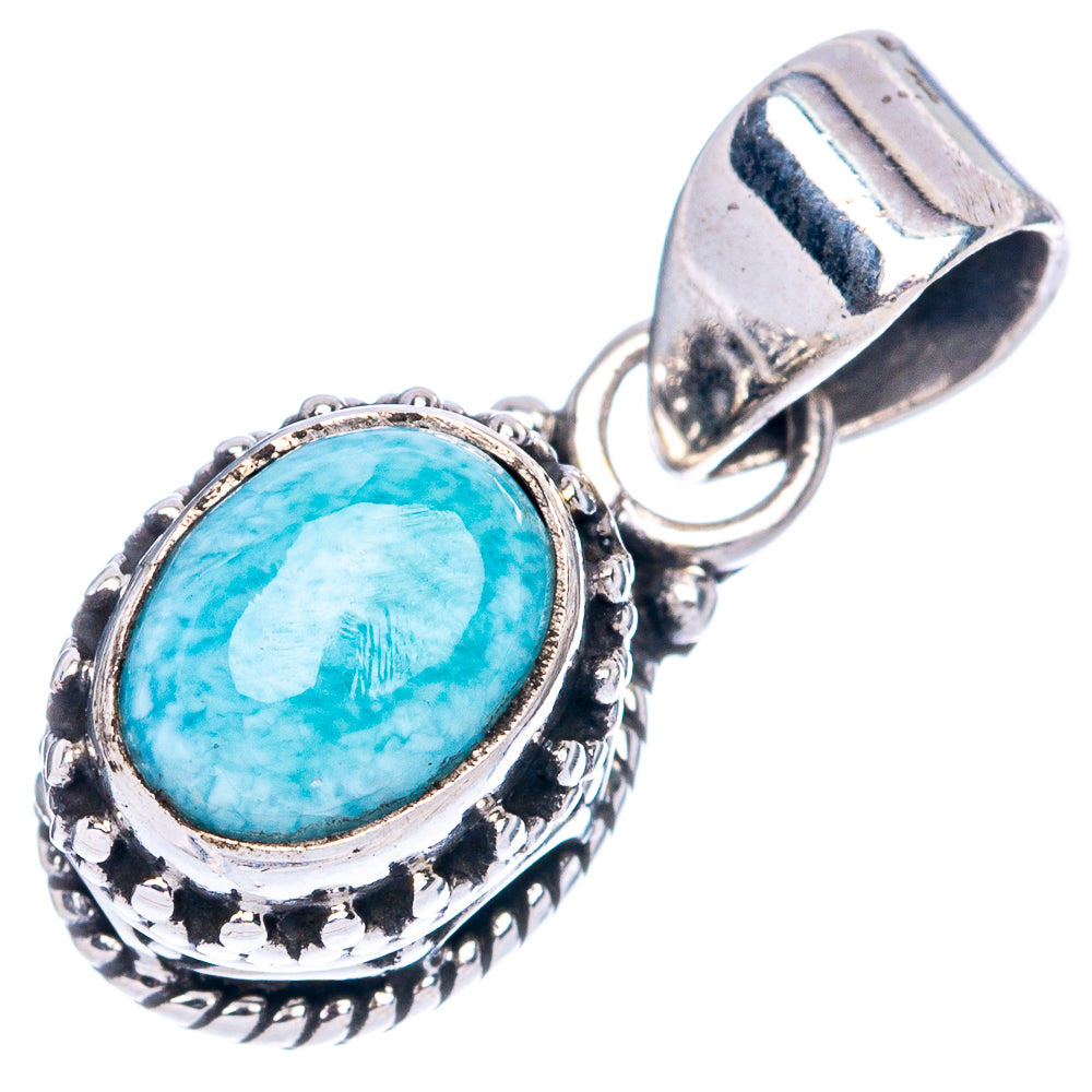 Larimar Pendants 7/8" (925 Sterling Silver) P42307