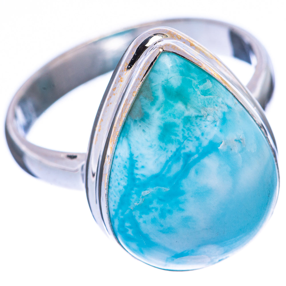 Larimar Ring Size 8.75 (925 Sterling Silver) R2200
