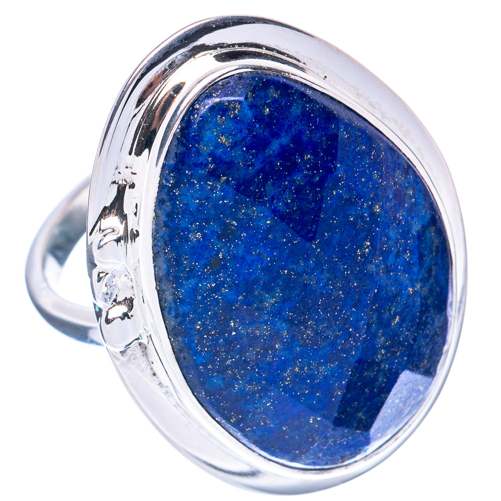 Premium Lapis Lazuli Ring Size 8 (925 Sterling Silver) R2589