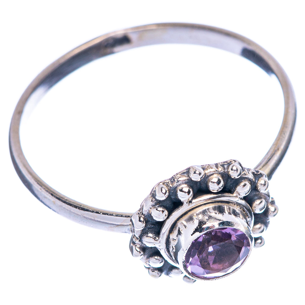 Faceted Amethyst Dainty Ring Size 9.25 (925 Sterling Silver) R145665