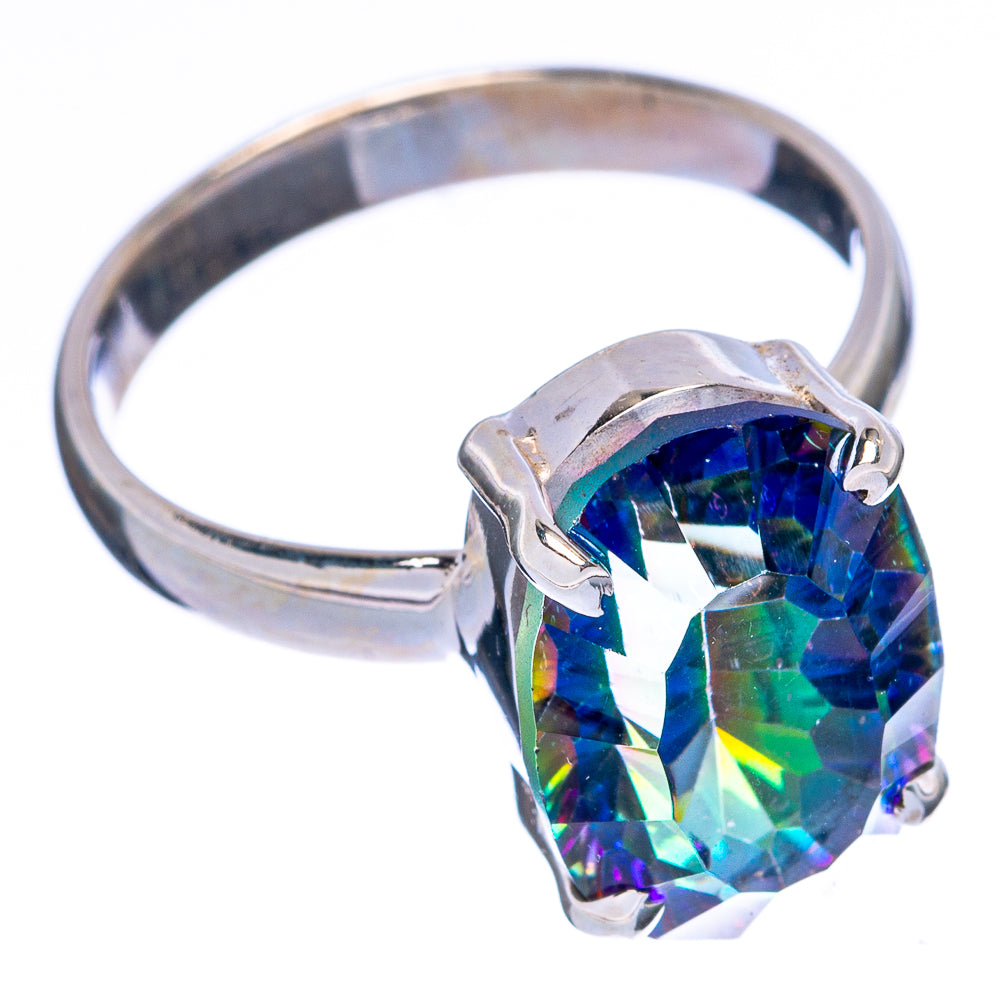 Blue Mystic Topaz Ring Size 7.75 (925 Sterling Silver) R146691
