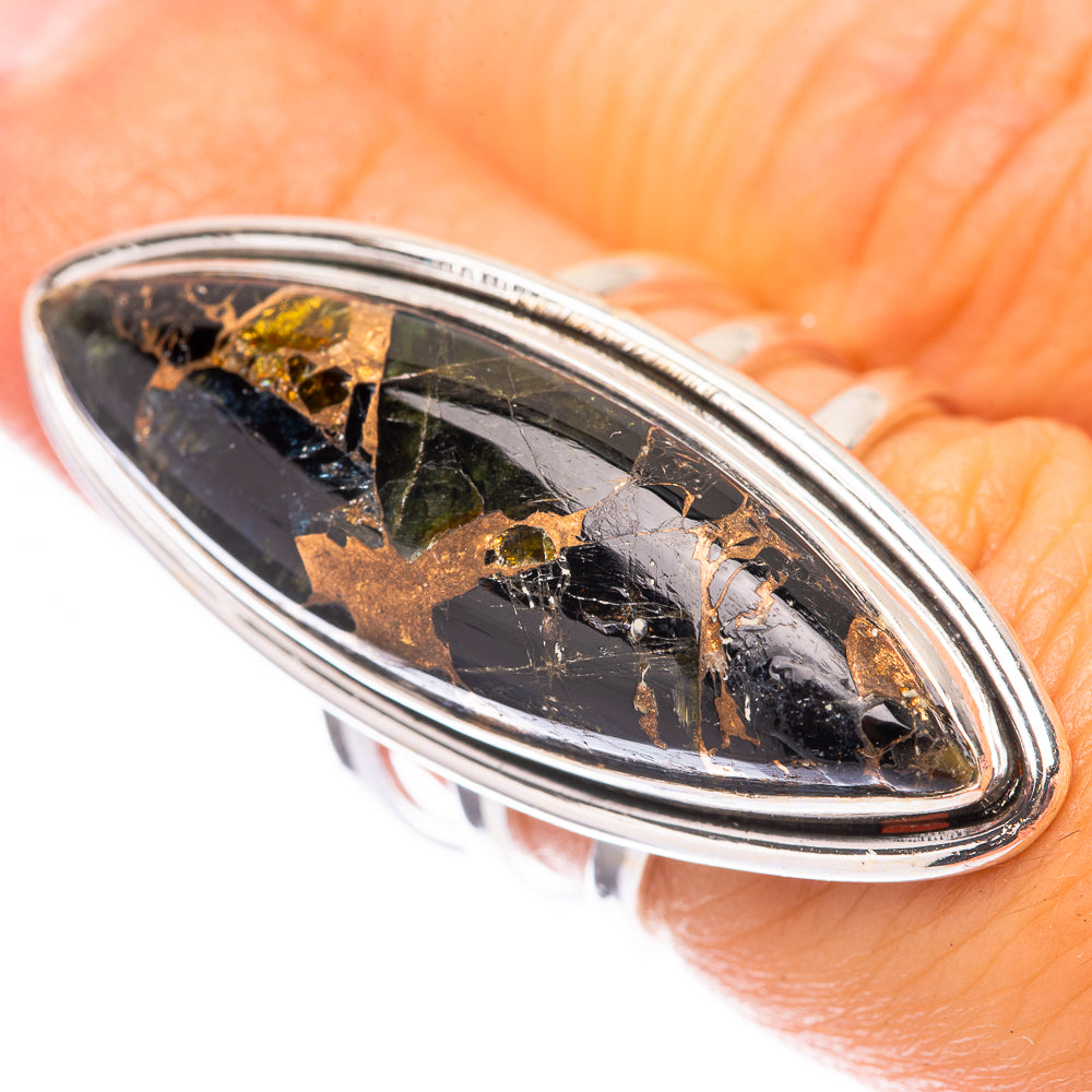 Large Mohave Black Onyx 925 Sterling Silver Ring Size 6.25 (925 Sterling Silver) RING140451