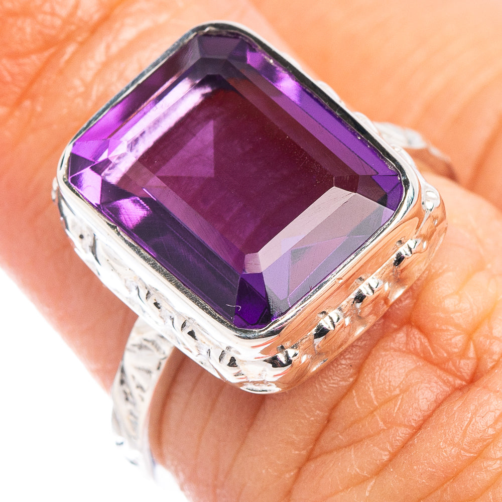 Premium Amethyst Ring Size 5.75 (.925 Sterling Silver)