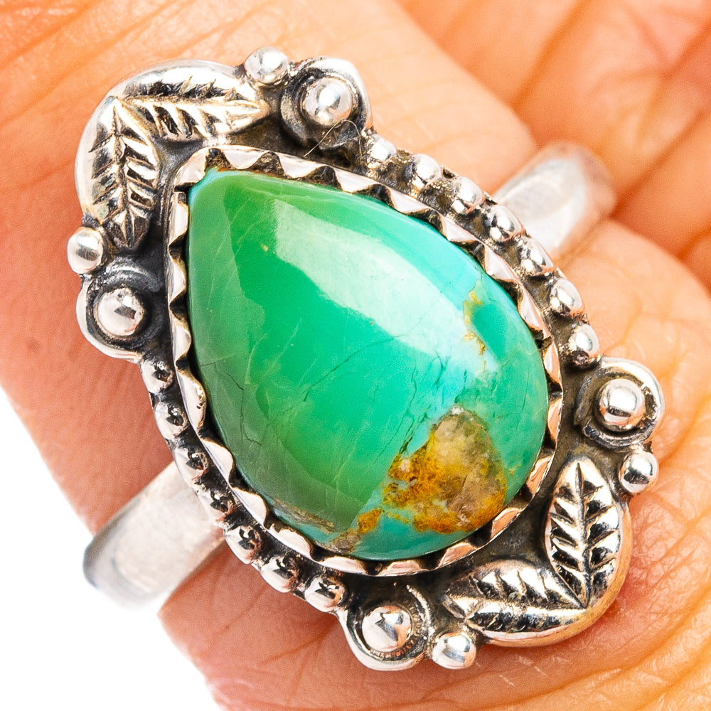 Mohave Turquoise Ring Size 6.75 (.925 Sterling Silver)