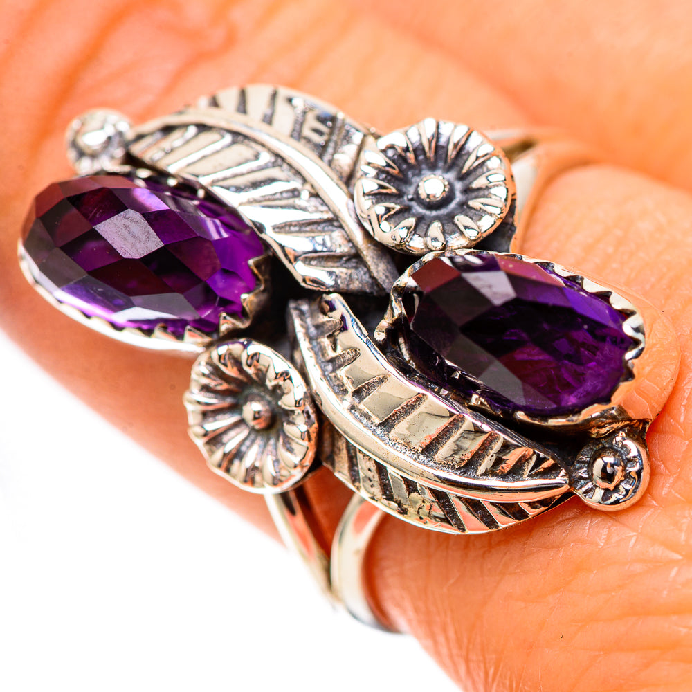 Amethyst Ring Size 8.5 (925 Sterling Silver) RING139786