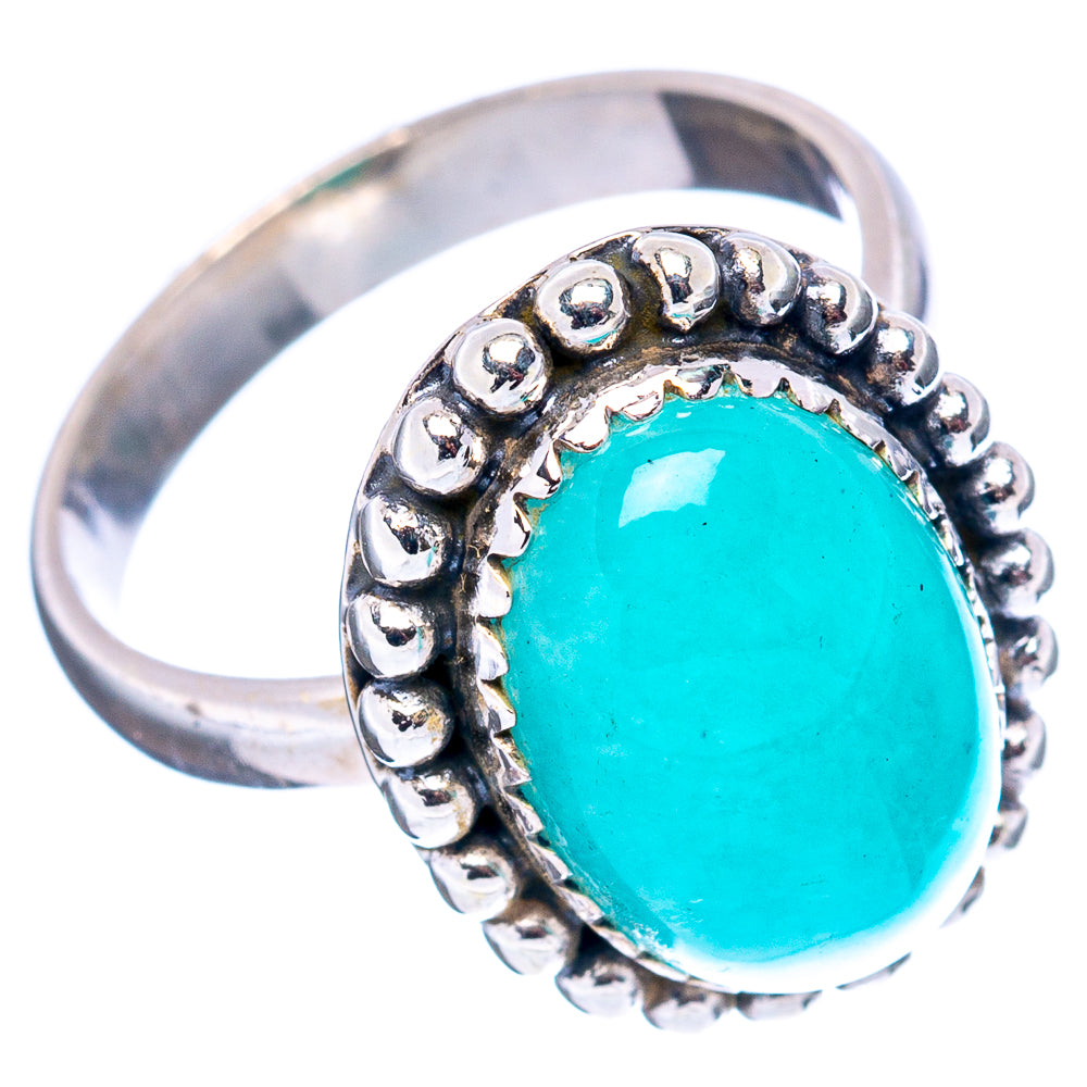 Amazonite Ring Size 7.5 (.925 Sterling Silver)