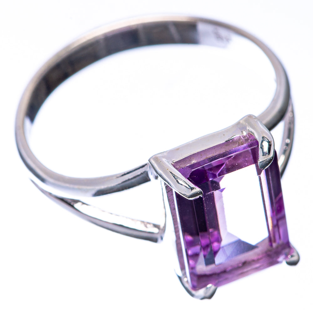 Faceted Amethyst Ring Size 9 (925 Sterling Silver) R145161