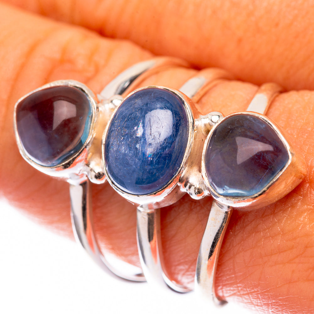 Kyanite, Blue Fluorite 925 Sterling Silver Ring Size 9.25 (925 Sterling Silver) RING140344