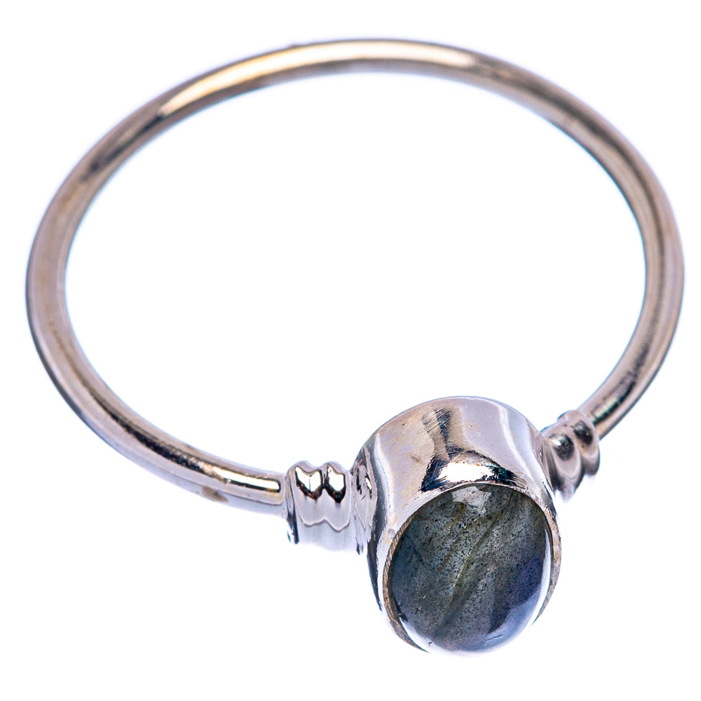 Labradorite Dainty Ring Size 6.5 (925 Sterling Silver) R145644
