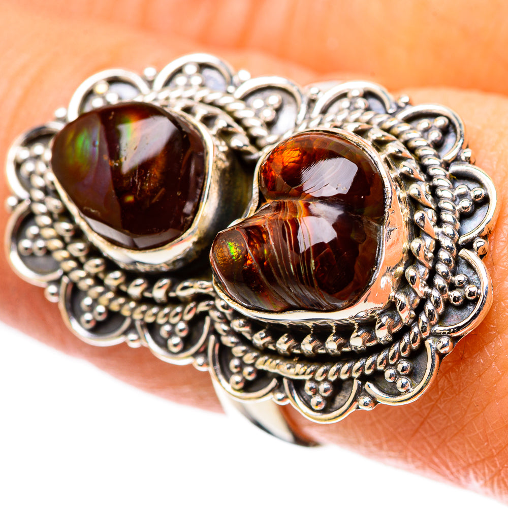 Mexican Fire Agate Ring Size 8 (925 Sterling Silver) RING138851