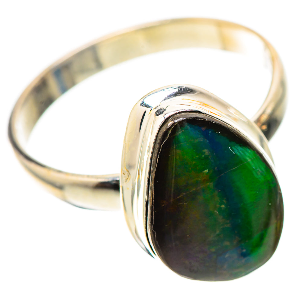 Canadian Ammolite Ring Size 10.75 (925 Sterling Silver) RING139722