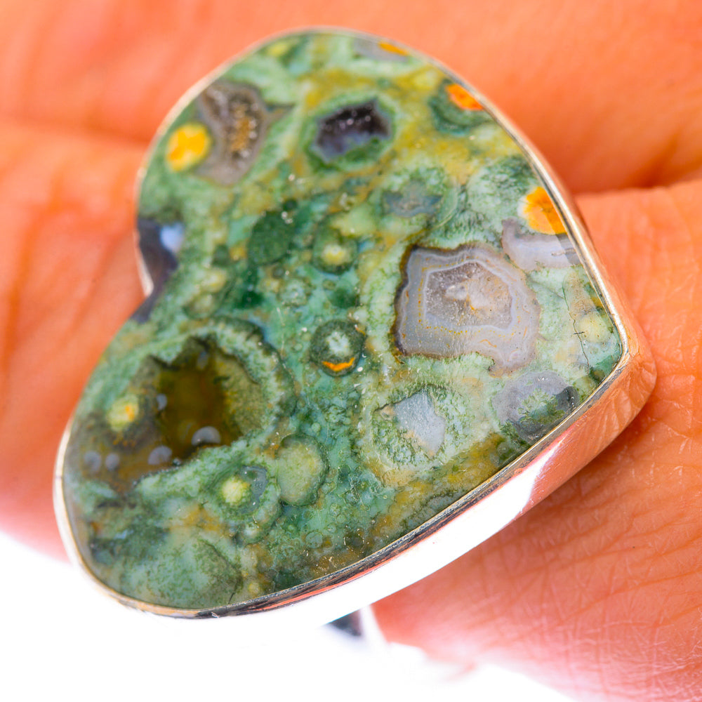 Large Rainforest Opal Ring Size 10 (925 Sterling Silver) RING139982