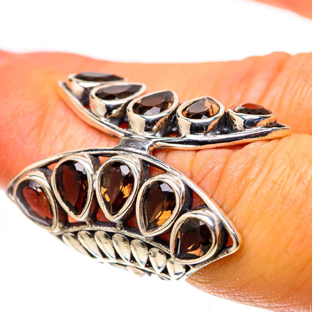 Large Smoky Quartz Ring Size 6.25 (925 Sterling Silver) RING138630