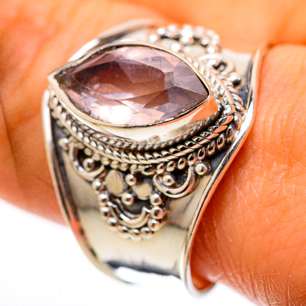 Rose Quartz Ring Size 10 (925 Sterling Silver) RING138934