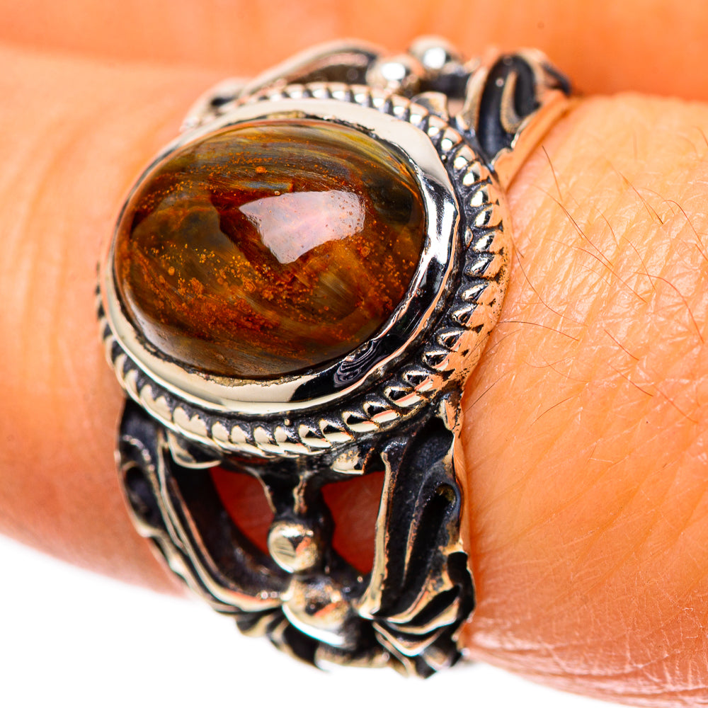 Golden Pietersite 925 Sterling Silver Ring Size 7.5 (925 Sterling Silver) RING139536