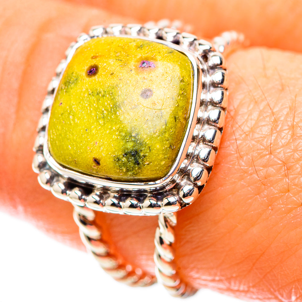 Premium Atlantisite Ring Size 8.25 (925 Sterling Silver) RING138085