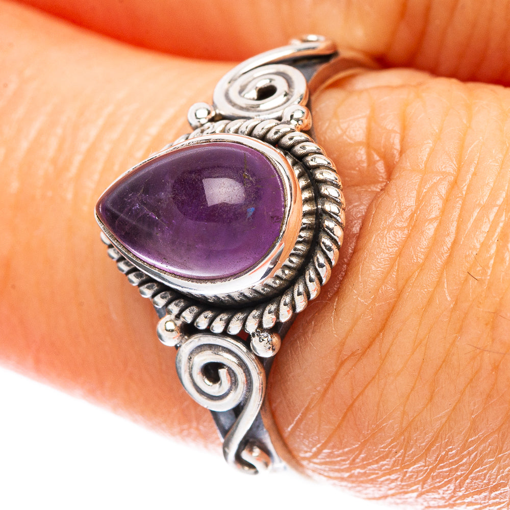 Amethyst Dainty Ring Size 7 (925 Sterling Silver) R5173