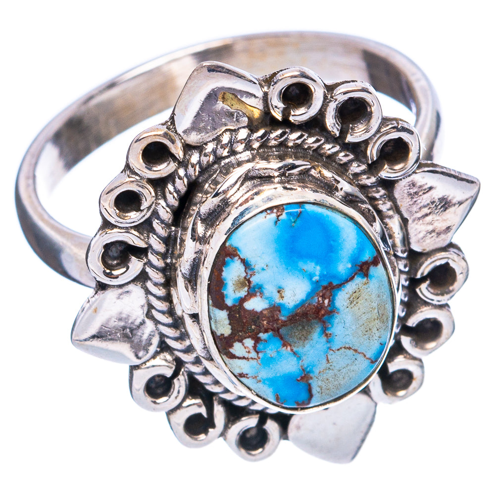 Rare Golden Hills Turquoise Ring Size 8.75 (925 Sterling Silver) R4907