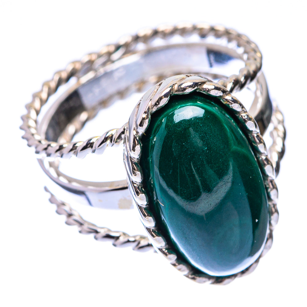 Premium Malachite Ring Size 7 (925 Sterling Silver) R141861