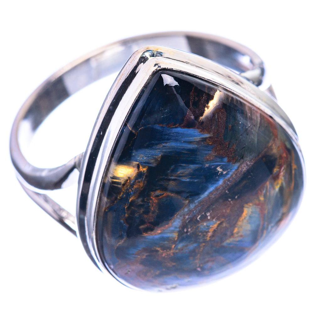 Large Pietersite 925 Sterling Silver Ring Size 12.5