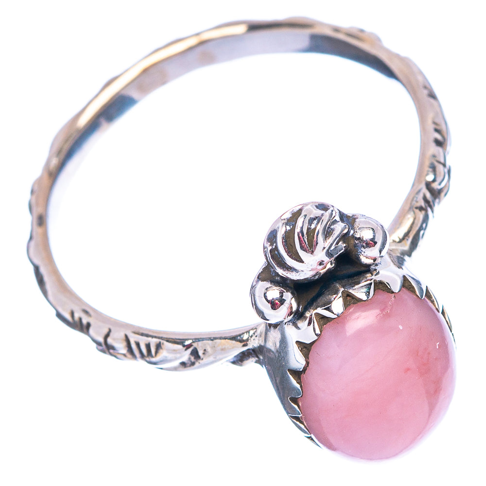 Pink Opal Ring Size 8.25 (.925 Sterling Silver)