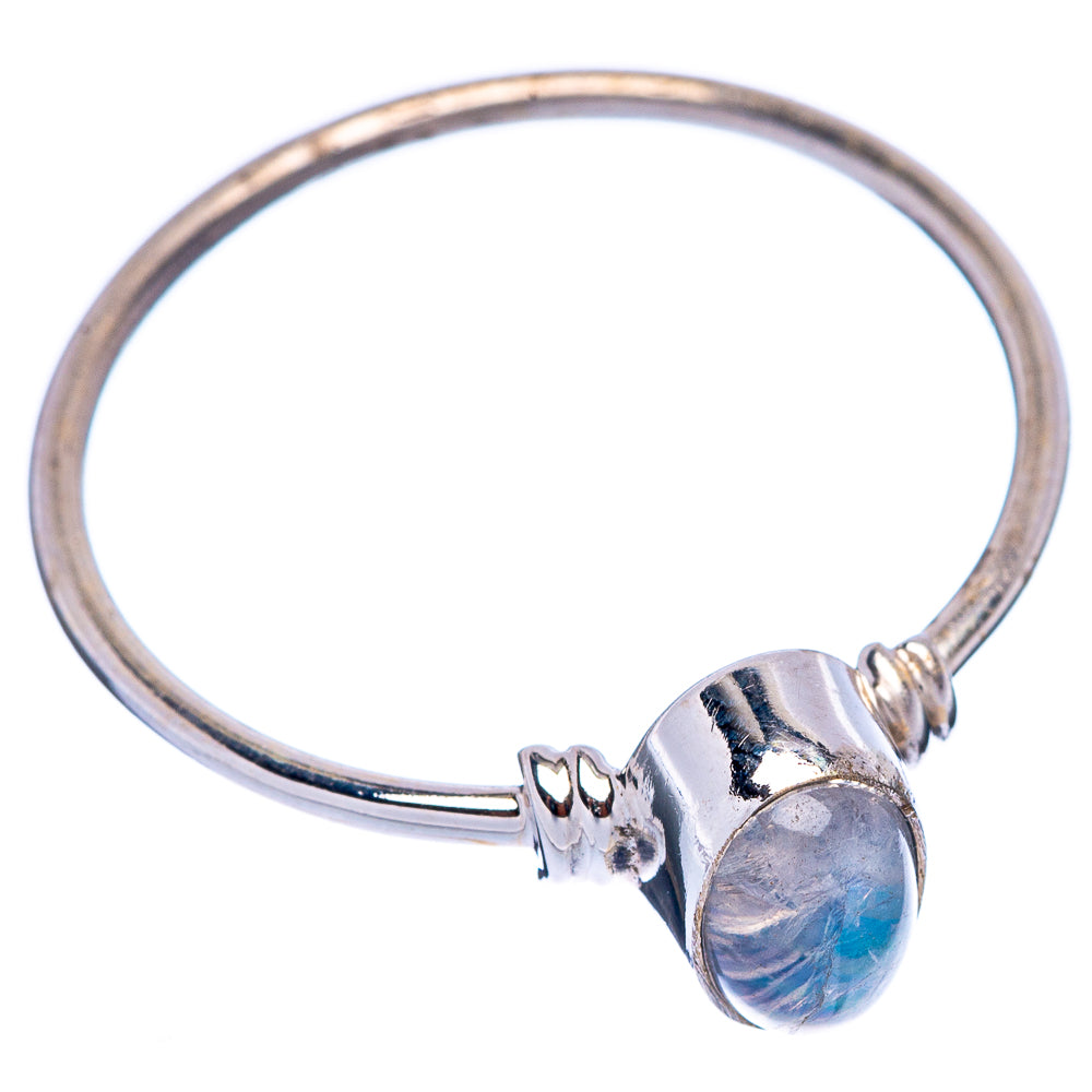 Rainbow Moonstone Dainty Ring Size 9.25 (925 Sterling Silver) R145672