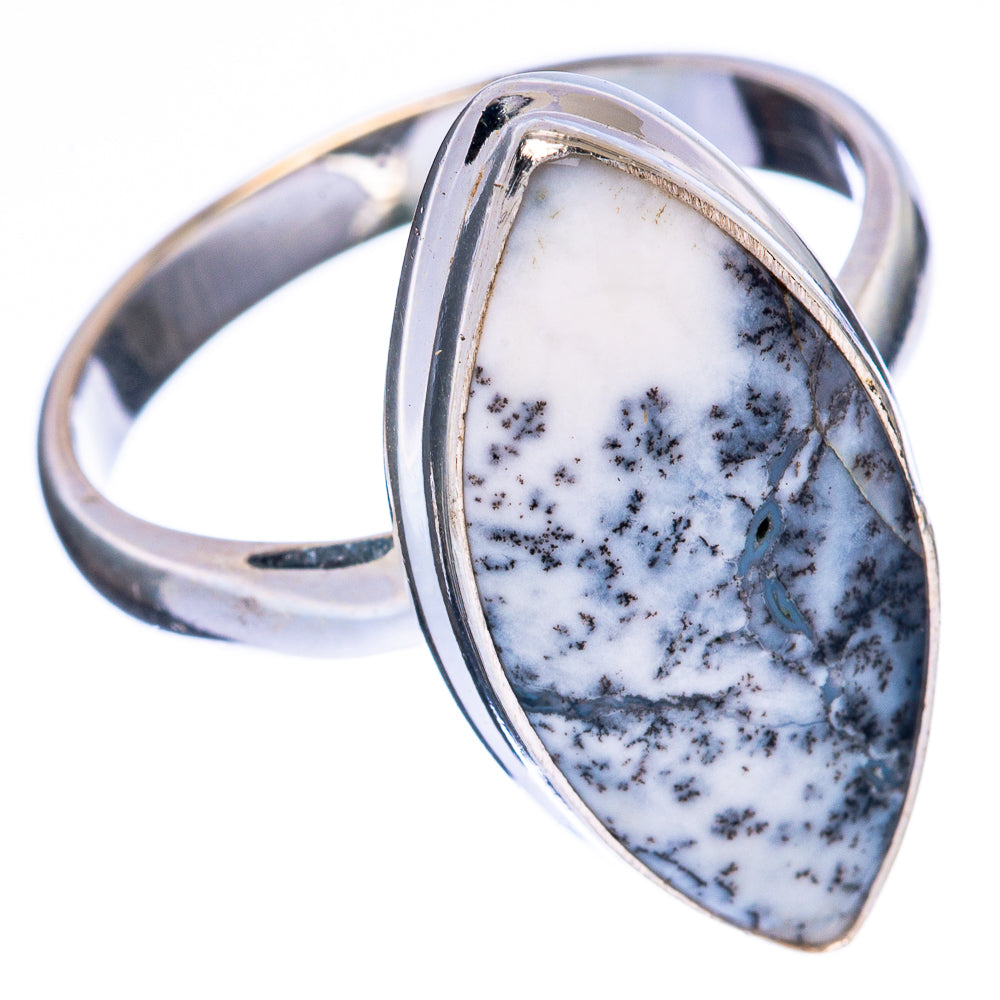 Dendritic Opal Ring Size 10 (925 Sterling Silver) R3276