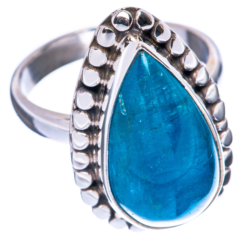 Rare Apatite Ring Size 8 (925 Sterling Silver) R2105