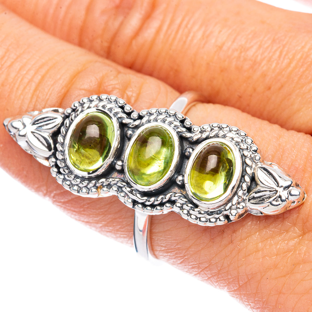Premium Peridot Ring Size 8.25 (925 Sterling Silver) R2606