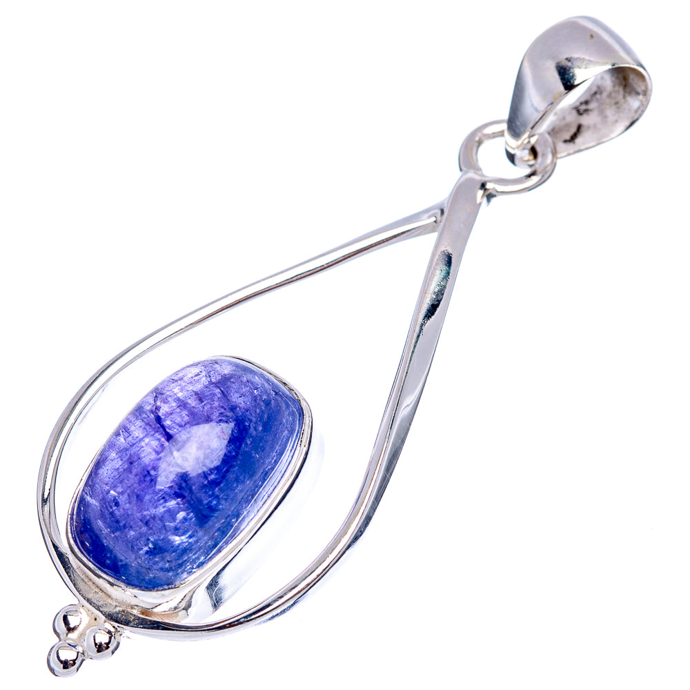Rare Premium Tanzanite Pendant 2 1/8" (.925 Sterling Silver)