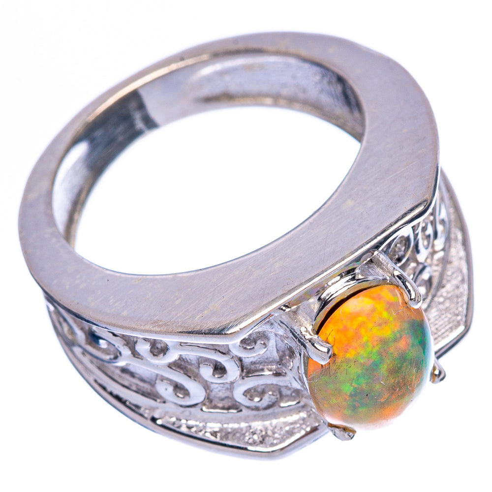 Rare Ethiopian Opal Ring Size 5.75 (925 Sterling Silver) R145990