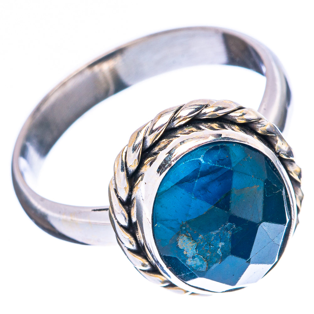 Rare Apatite Ring Size 7.75 (925 Sterling Silver) R4080
